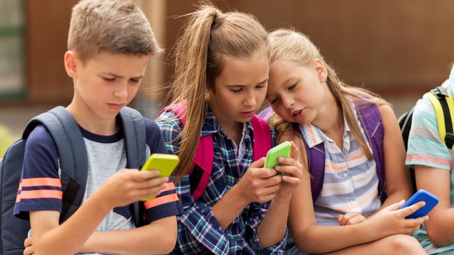 Should there be a ban on mobile phones in schools? Picture: iStock.