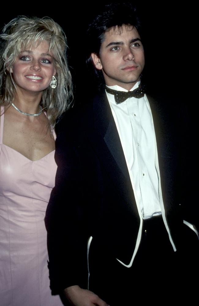 Teri Copley and John Stamos dated in the ‘80s. Picture: Ron Galella/Ron Galella Collection via Getty Images