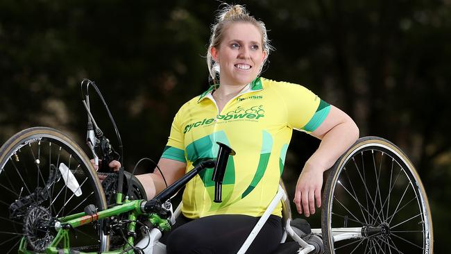 Paralympic star Shelley Chaplin is trying her hand at kayaking.