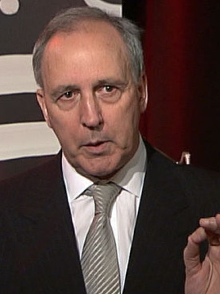 Former Australian prime minister Paul Keating.