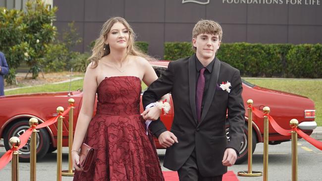 Corey and Shannon at the Caloundra Christian College formal 2024