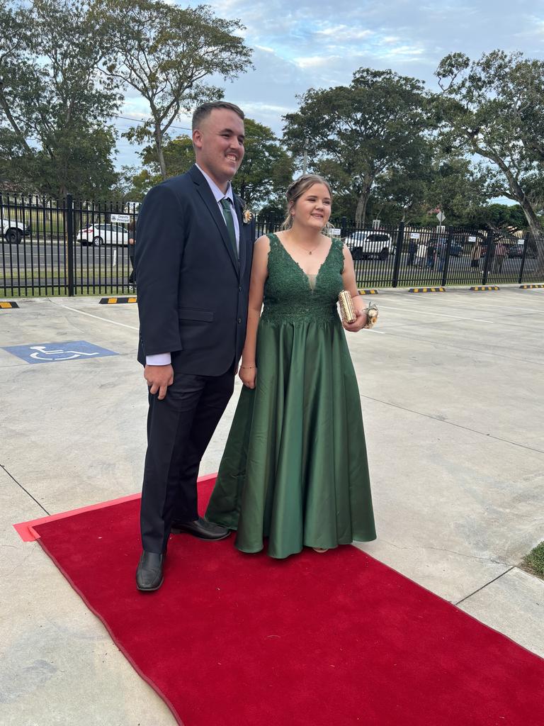 Students arrive at Maryborough State High School's formal.