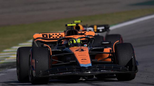 McLaren's British driver Lando Norris was in hot form once again. Picture: AFP