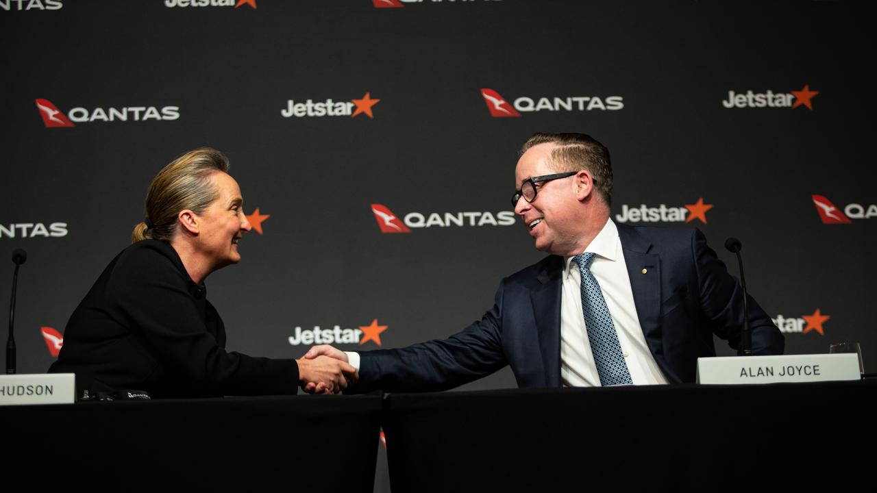 Vanessa Hudson is officially Qantas’ new CEO after Alan Joyce stepped down two months early. Picture: NCA NewsWire / Christian Gilles