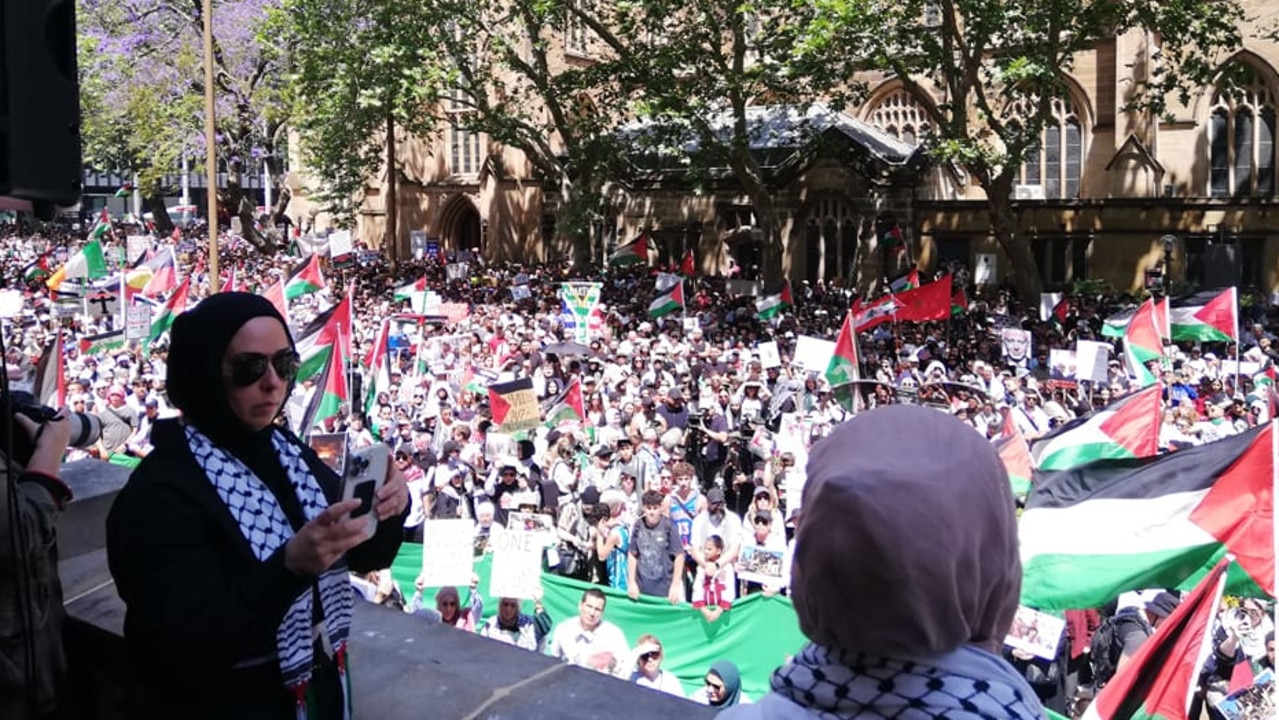 Up to 10,000 protesters attended Sydney’s rally on Saturday. Picture: Facebook