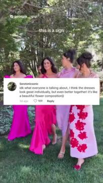 Internet loses it over bridesmaid who showed off midriff at wedding