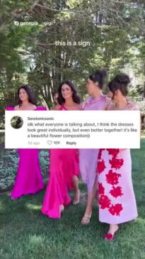 Internet loses it over bridesmaid who showed off midriff at wedding