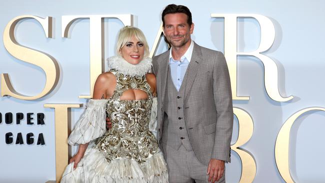 Lady Gaga and co-star Bradley Cooper at the UK premiere of A Star Is Born in September 2018. Picture: Getty