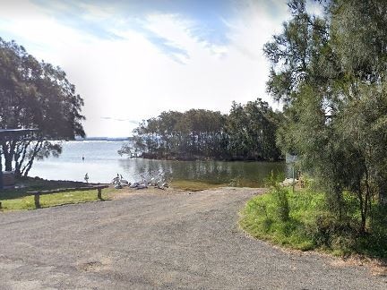 Three fishermen were robbed at gunpoint at North Entrance boat ramp. Picture: Google