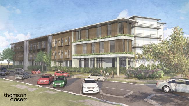 An artist’s impression of the Cairns Hospital mental health unit redevelopment.