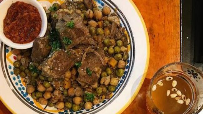 Lamb couscous at Le Souk. Picture: Jessica Galletly