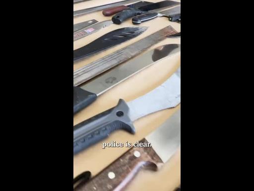 Police seize thousands of knives as youth crime worsens in Victoria