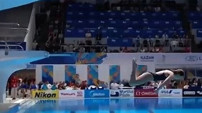 Australian diver Maddison Keeney scores a zero after disastrous dive ...