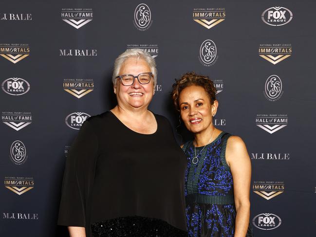 Hall of Fame member Katrina Fanning (left) has been appointed as Chair of International Rugby League’s Women’s &amp; Girls Advisory Group (WGAG). Picture: Jonathan Ng