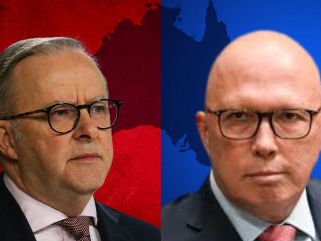 albo and dutton Australia votes