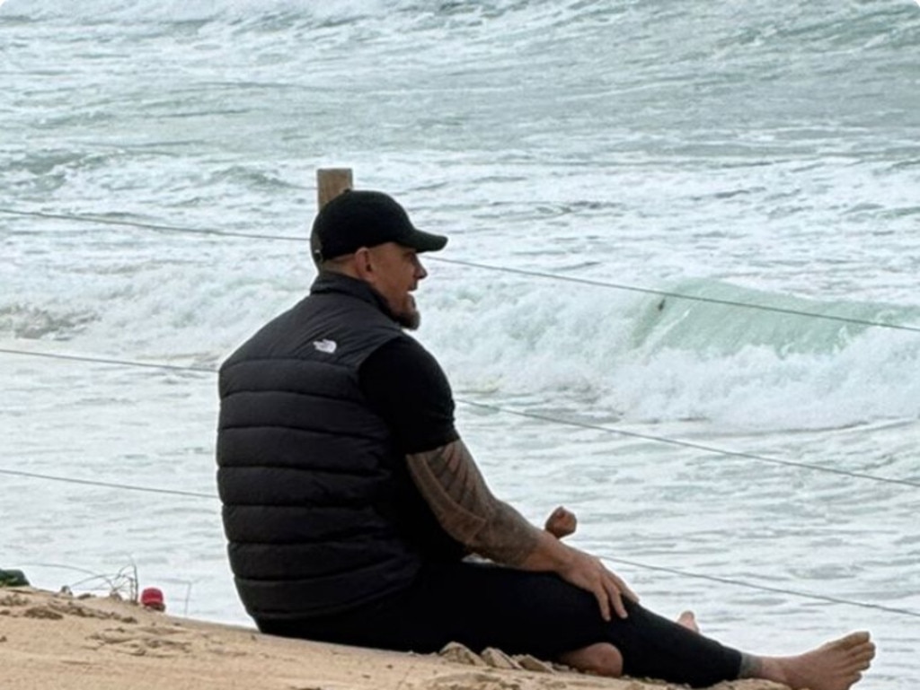 Former dual code star Sonny Bill Williams at Wanda Beach. Credit: Supplied.