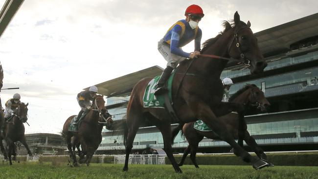 She's Ideel wins the Kingston Town Stakes. Picture: Mark Evans/Getty Images