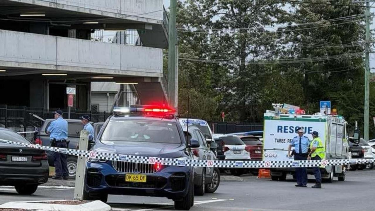 Man shot dead by cops outside hospital