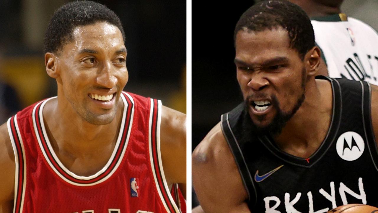 Scottie Pippen and Kevin Durant.