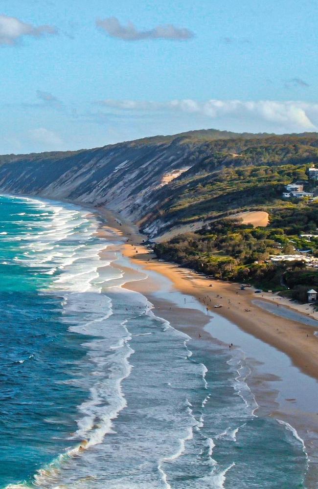 Rainbow Beach in Queensland took out third place. Picture Tourism Australia