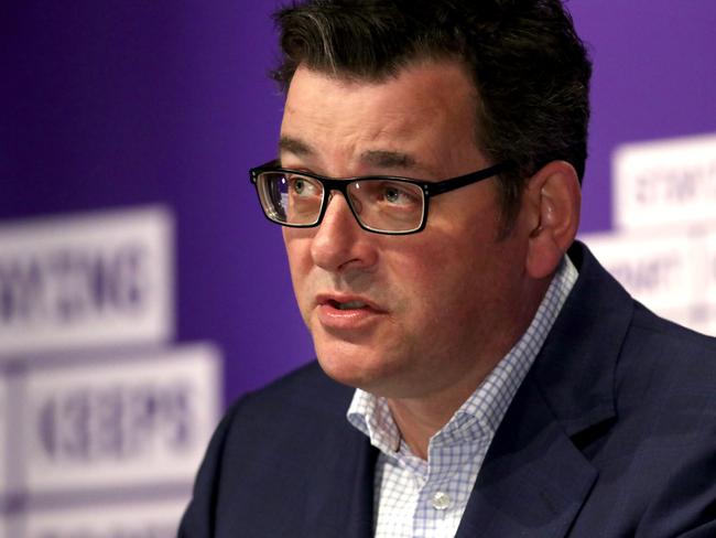 Victorian Premier Daniel Andrews says we have to keep testing up. Picture: NCA NewsWire/ David Geraghty