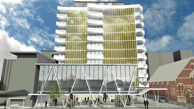 A $25 million high-rise complex is set to go up behind the Footscray Barkly Theatre.