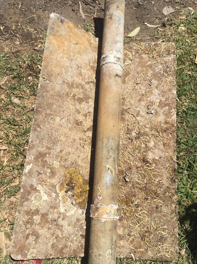 Even a traffic post was pulled from the Maribyrnong River.