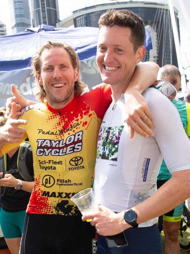 Thousands of cyclists took to the streets of the river city on Sunday for the Tour de Brisbane. \Photo: Grace Kessels. .