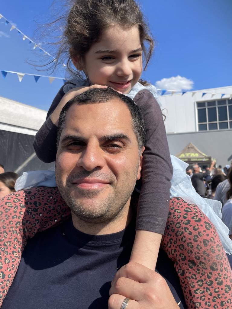 Miran Hamparsoum and his daughter Stephanie of Greystanes.