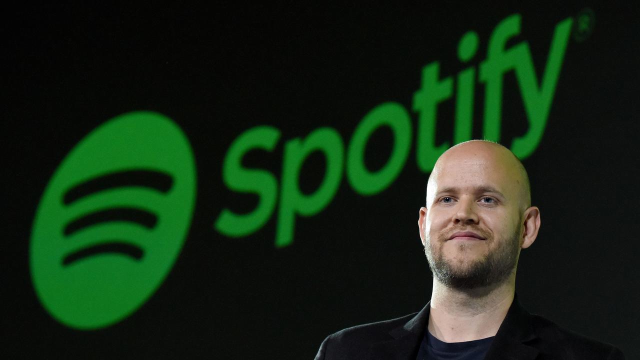 Daniel Ek, the CEO of Spotify, said the lay-offs were necessary to “improve efficiency.” Picture: AFP / Toru Yamanaka