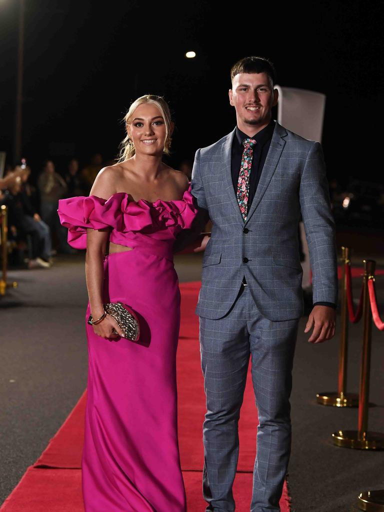 Katelin Whitbread & Declan Drury at Xavier Catholic College year 12 formals. Picture: Patrick Woods.