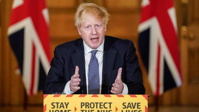 Former UK prime minister Boris Johnson. Picture: AFP