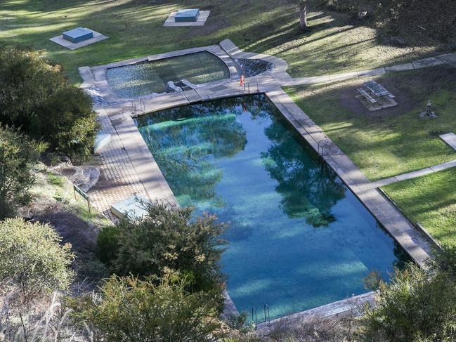 Thermal Pool at Yarrangobilly in the Kosciuszko National Park. Picture: Dylan Robinson