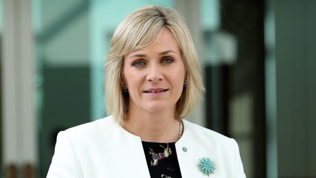 Independent MP Zali Steggall at Parliament House in Canberra. Picture Kym Smith