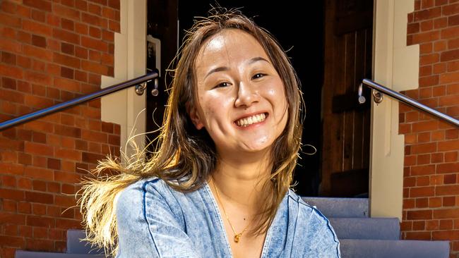 The QCE's top achievers of 2024 will be recognised this week. Aileen Hu (St Hilda's School, Southport) is QueenslandÃs top student.Picture: Nigel Hallett***Aileen **** 0434 823 165***