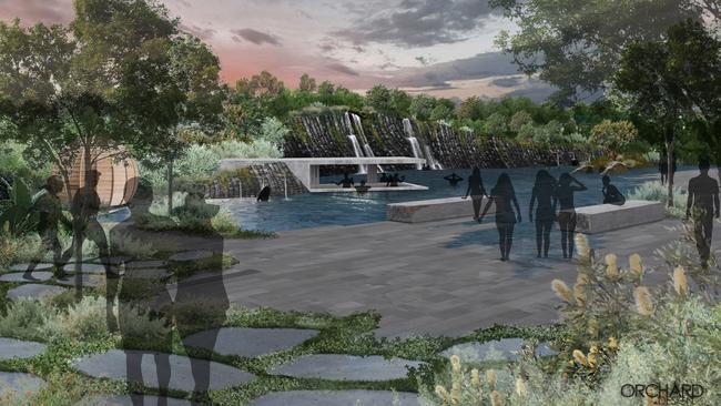 An artist impression of the $60 million-dollar hot springs development in Phillip Island. Picture: Orchard Design.