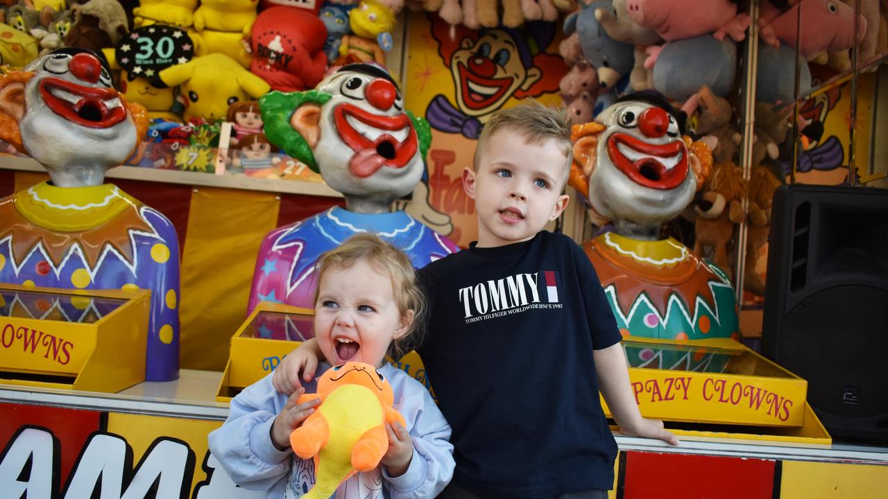 Marlie and Kyrie at the Gatton Show on Saturday, July 22, 2023. Picture: Peta McEachern