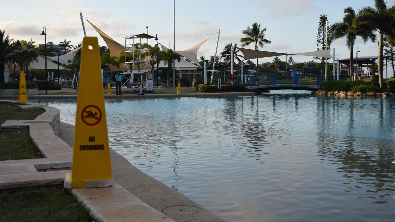 Airlie Beach Lagoon was closed after a father and son drowned on October 28, 2018.