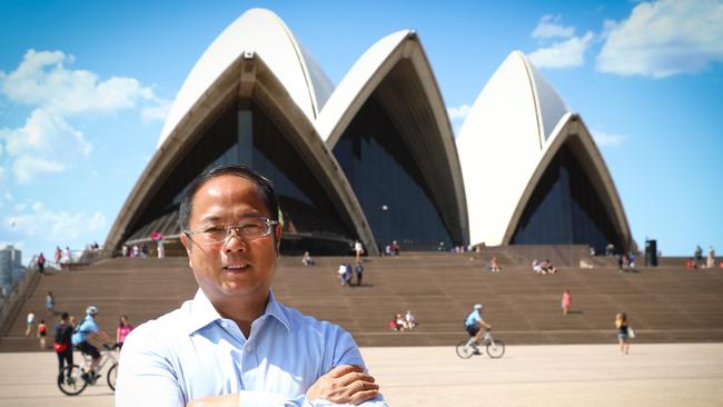 Businessman Huang Xiangmo, who is stranded overseas after his visa was cancelled. Picture: Renee Nowytarger