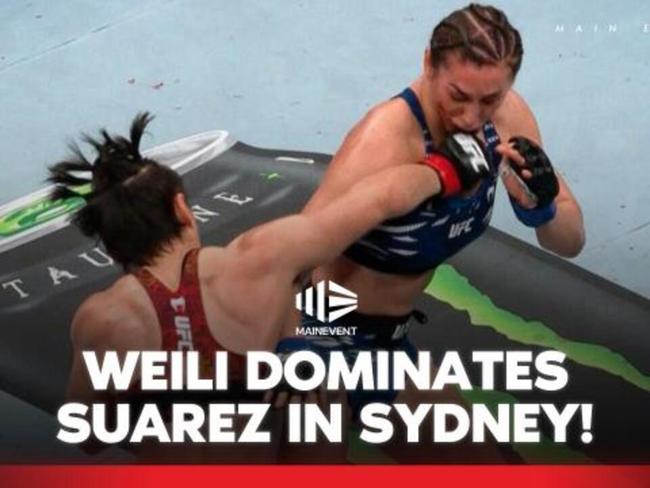 Weili schools Suarez in 5-round clinic!