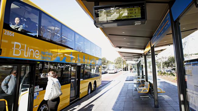 The B-Line at Warringah Mall. Picture: Adam Yip / Manly Daily