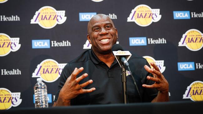 Magic didn’t hold back in his assessment of Anthony Edwards. (Photo by Meg Oliphant/GETTY IMAGES NORTH AMERICA/AFP)