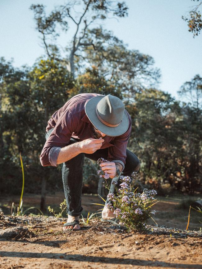 The spirits are created using sustainable grown botanicals. Beyond Distilling in Busselton, WA. Photo: Chad Gerber