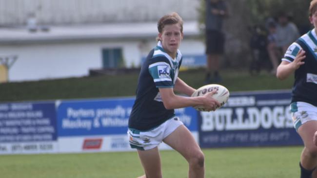 Jaxon Purdue in the Mercy College v St Brendan's Cowboys Challenge grand final in Mackay, September 1, 2021. Picture: Matthew Forrest