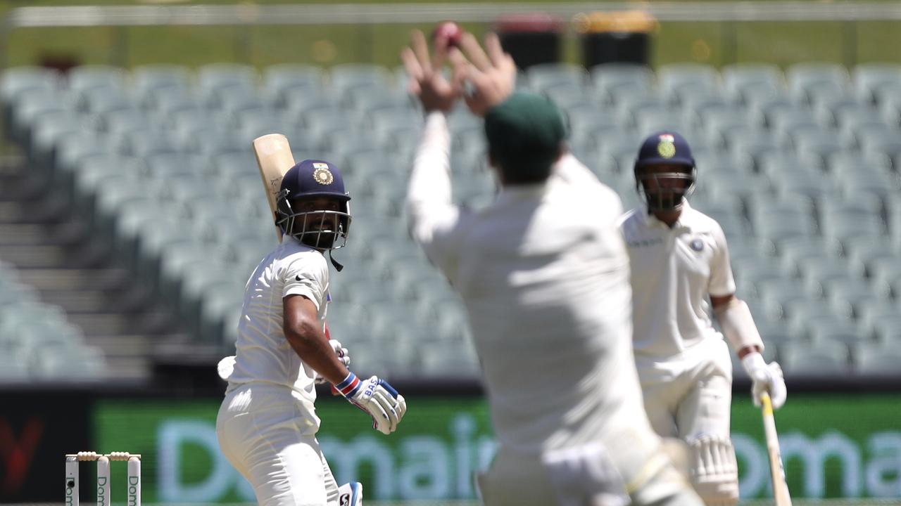 Michael Vaughan has taken aim at India’s irresponsible batting on Day One of the first Test in Adelaide.