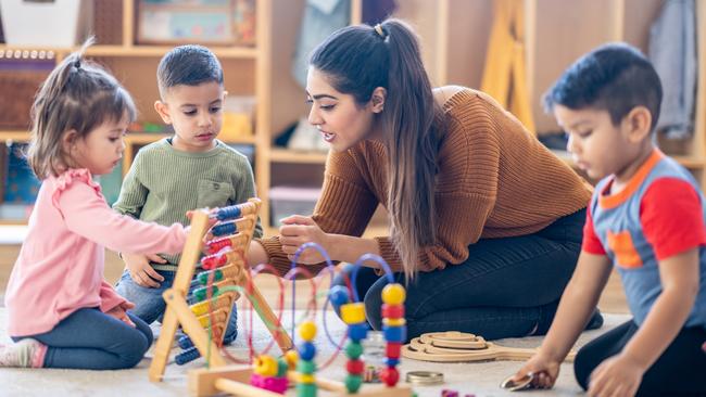 Toddlers and pre-schoolers in some childcare centres are being taught that Australia was stolen from Aboriginal and Torres Strait Islander people. Picture: Getty Images