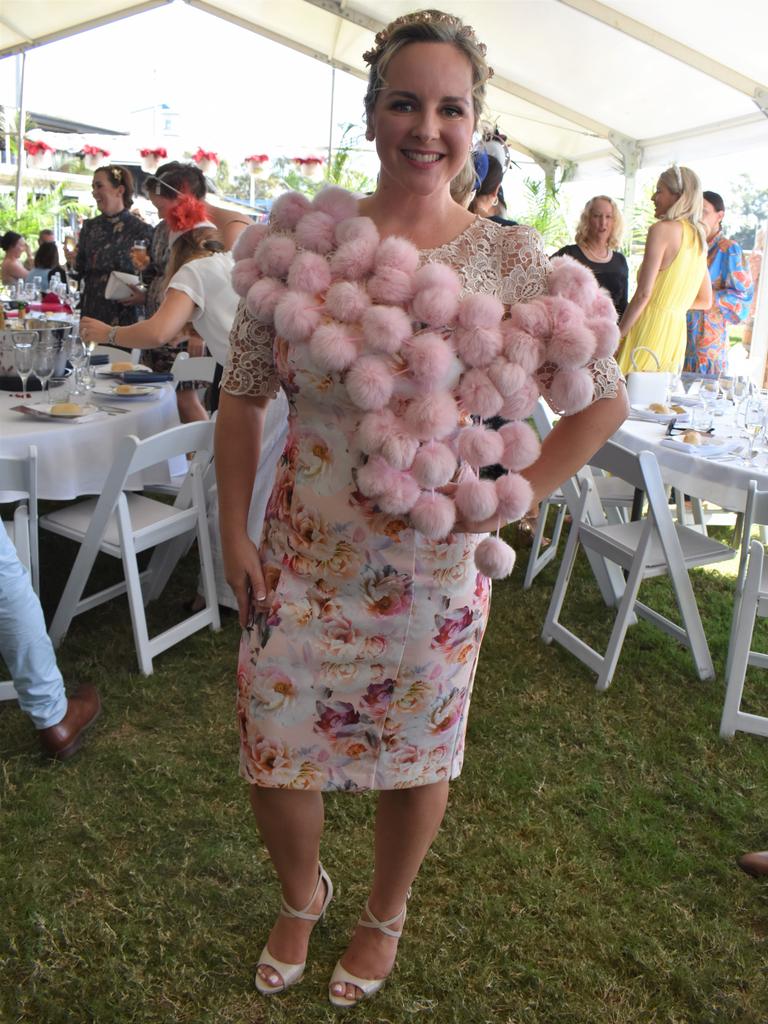 Rachel Trump at the 2023 Rockhampton Girls Grammar 21st Race Day.