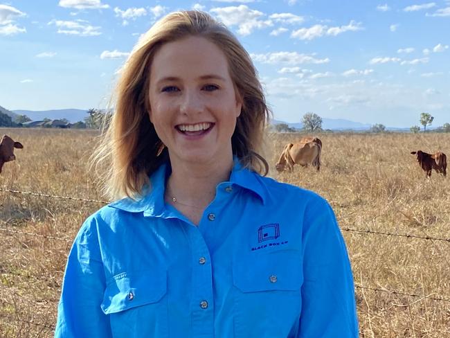 Queensland livestock vet Shannon Speight is founder of Black Box Co, a data analysis service that she hopes will boost northern Australian cattle producers' productivity and profits. Pictured at Mareeba. The young mum and her husband, Luke, will soon move to a new property at Millstream in Farm North Queensland. Picture: Supplied.