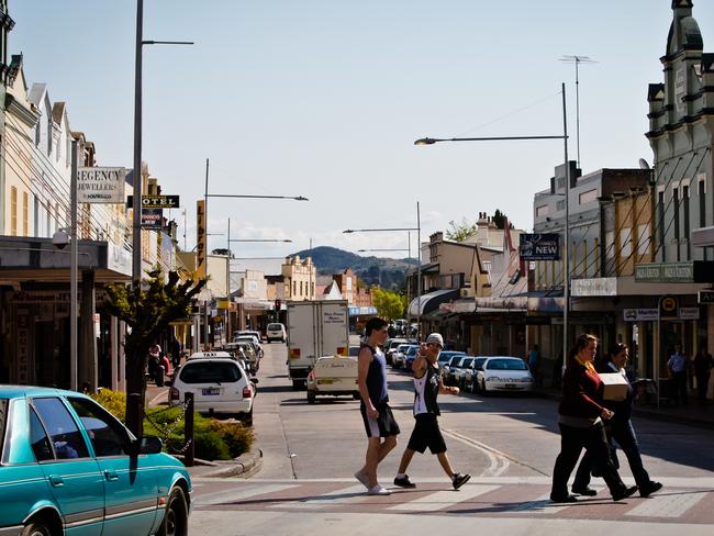 The main street of Lithgow.