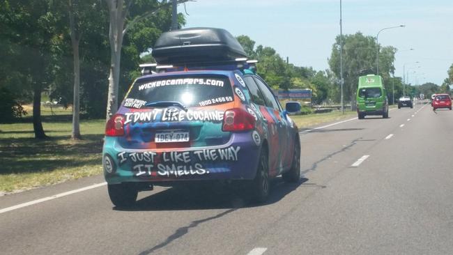 Offensive wicked campervans are not welcome at Splendour in the Grass this year.